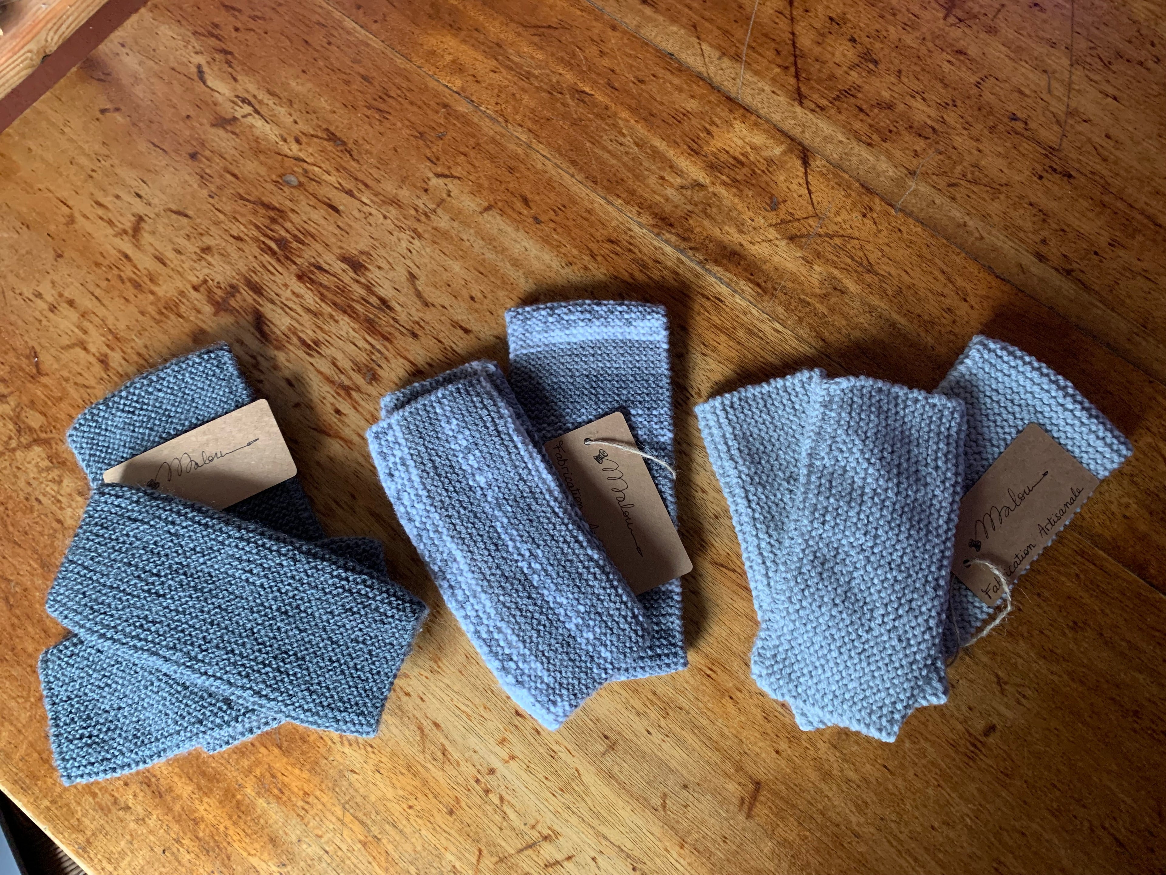 Kit bandeau et mitaines en laine