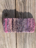 Fabrication artisanale et française. Bandeau tricoter à la main, laine.
