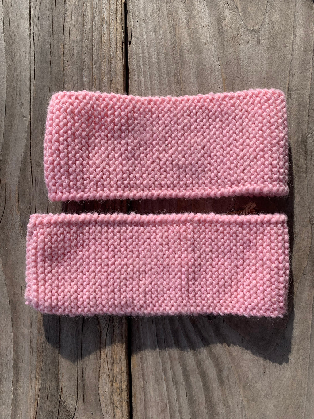Fabrication artisanale et française. Bandeau tricoter à la main, laine.