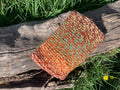 Bandeau tricoté main au point mousse chiné multicouleur, artisanal, MALOU au Fil des Saisons